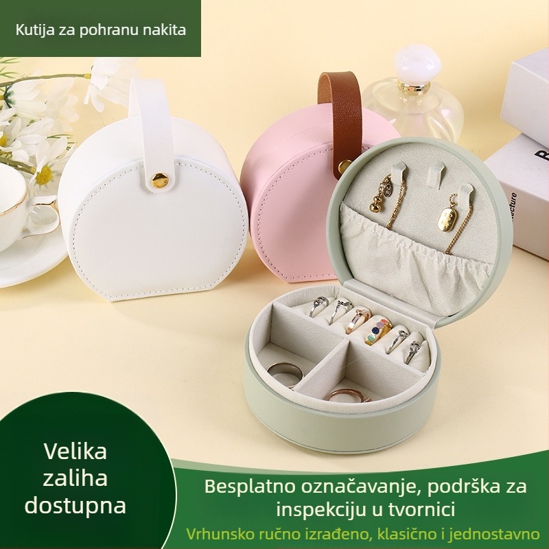 Kutija za nakit, kompozitni materijali; namjena: skladištenje nakita; vrsta pakiranja: paketna torba; razina pakiranja: maloprodajno pakiranje; brand: Ruidu packaging