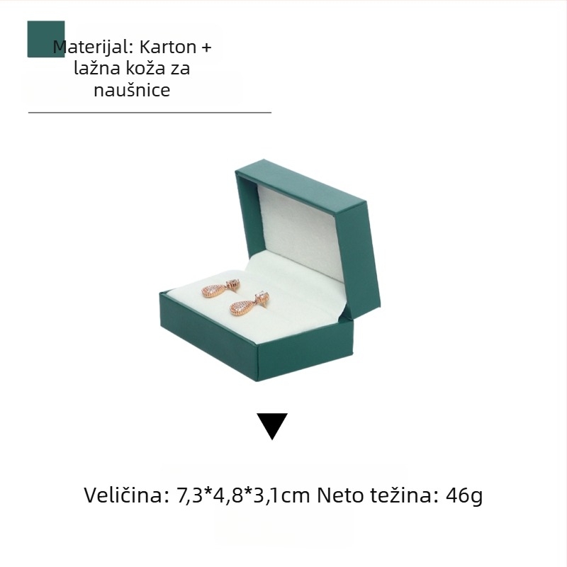 Kutija za prsten Flip-Top, za nakit, plast+papir konstrukcija, terminalno pakiranje, Yaneng