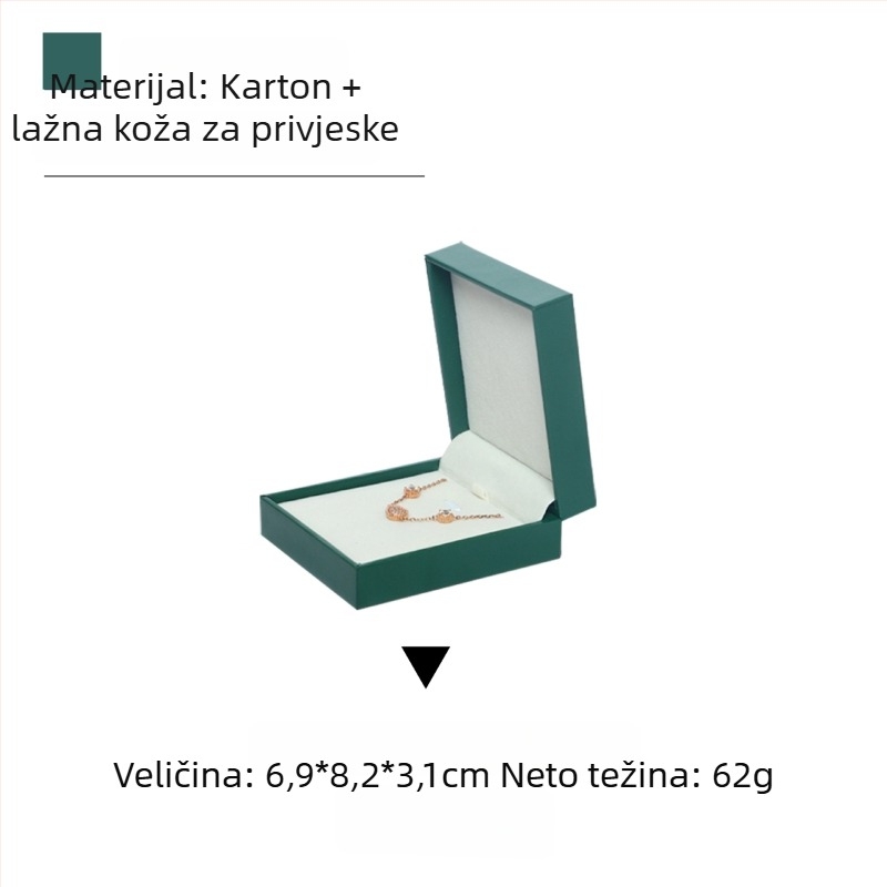 Kutija za prsten Flip-Top, za nakit, plast+papir konstrukcija, terminalno pakiranje, Yaneng