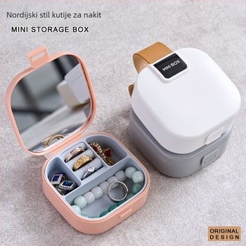 Kutija za nakit TS-2501, plastična, ležeran stil, čvrsta konstrukcija, mogućnost prilagodbe