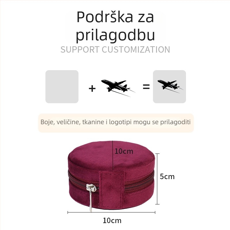 Kutija za nakit • Europski stil • Prijenosna putna kutija za nakit • Model: Lx–je–r1 • Materijal: Drugo • Tvrdoća: Čvrsta • Stil: Pristupačan luksuz