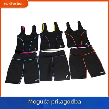 Ženska fitness potkošulja za trčanje i jogu — poliester s 85% polipropilenih vlakana, jednobojna, ljeto
