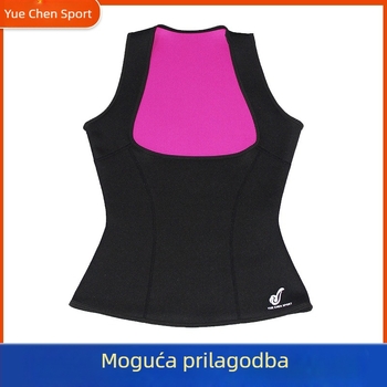 Ženska fitness potkošulja za trčanje i jogu — poliester s 85% polipropilenih vlakana, jednobojna, ljeto