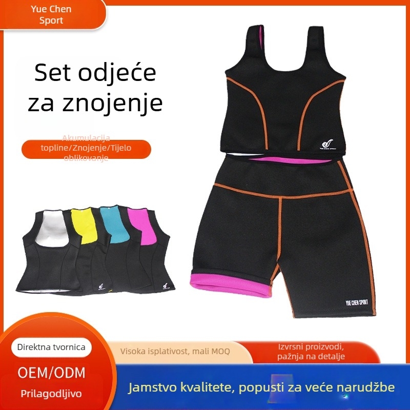 Ženska fitness potkošulja za trčanje i jogu — poliester s 85% polipropilenih vlakana, jednobojna, ljeto