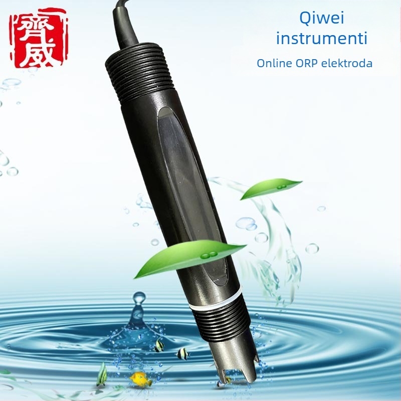 Industrijski online pH mjerač s PH spojnom elektrodom, raspon pH 0.0–14.0, točnost 0.1 pH, kompenzacija temperature 0–100°C, radna temperatura 0–60°C