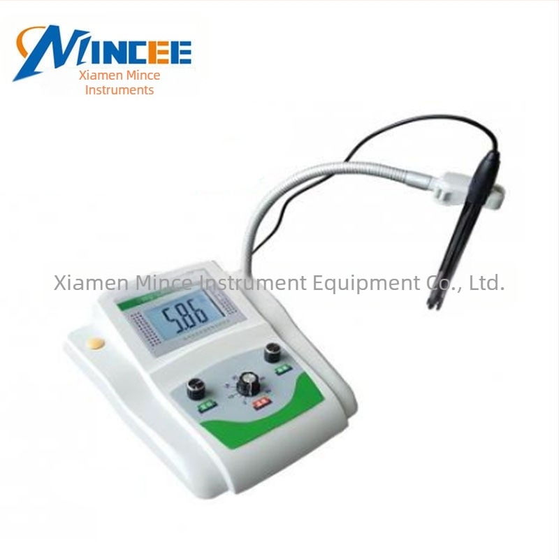 MINCEE PHS-3C prijenosni pH mjerač s velikim LCD zaslonom, raspon 0.00–14.00 pH, točnost ±0.01 pH, kompenzacija temperature 0–60 °C