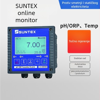Shangtai suntexPH online pH/ORP mjerač s pH elektrodom i prijenosnikom vodljivosti