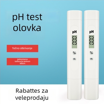 Prijenosni pH mjerač PH-01, digitalni zaslon, raspon 0-14 pH, točnost 0,01 pH