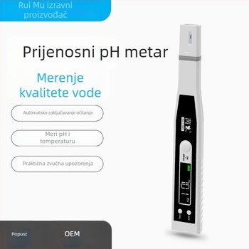Prenosni pH metar u olovku za industrijske otpadne vode, zaslon u boji, digitalni prikaz, inteligentan, visoka preciznost