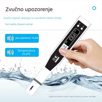 Prenosni pH metar u olovku za industrijske otpadne vode, zaslon u boji, digitalni prikaz, inteligentan, visoka preciznost