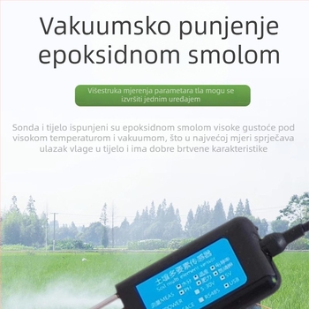Višenamjenski senzor tla za mjerenje temperature, vlage, pH, vlage u tlu, plodnosti i EC/NPK