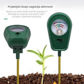 Tlo tri u jedan detektor: plodnost tla, vlaga i pH