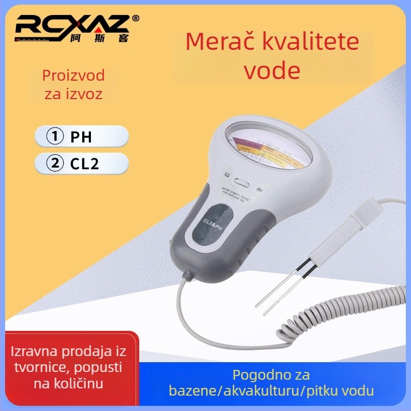 Prijenosni dvoparametarski tester kvalitete vode CL2/pH za pitku vodu