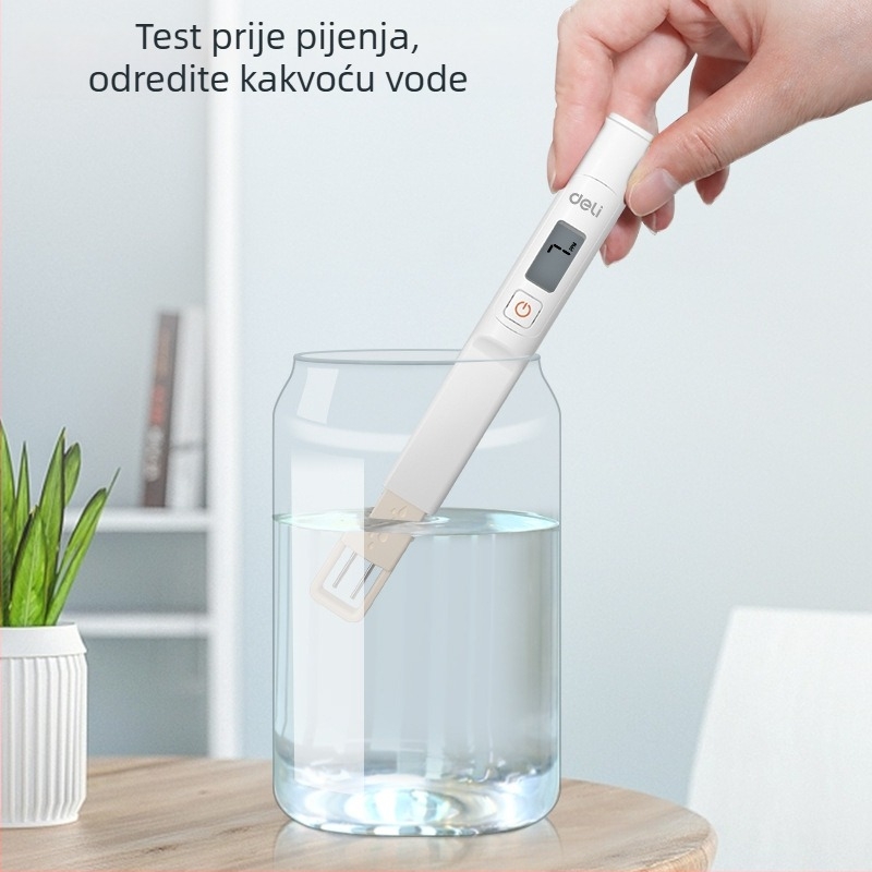 Prijenosni pH mjerač Deli, model DL339012, za kućno ispitivanje pitke vode