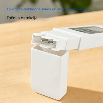 Prijenosni TDS tester kvalitete vode s mjerenjem pH i otopljenog kisika, raspon 0–9999 ppm, provodnost 0–9990 µS/cm, točnost 2%, napajanje 3V