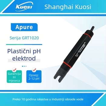 Prenosna pH elektroda GRT1020 s BNC ili Y konektorom, raspon 0-14 pH, točnost 0,0001 pH, temperaturna kompenzacija 0-80°C