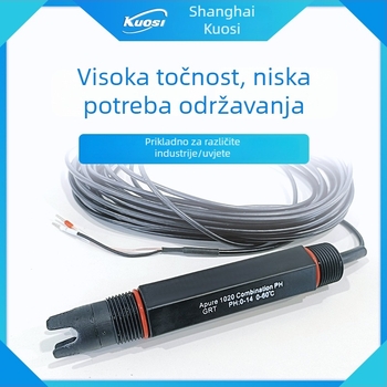 Prenosna pH elektroda GRT1020 s BNC ili Y konektorom, raspon 0-14 pH, točnost 0,0001 pH, temperaturna kompenzacija 0-80°C