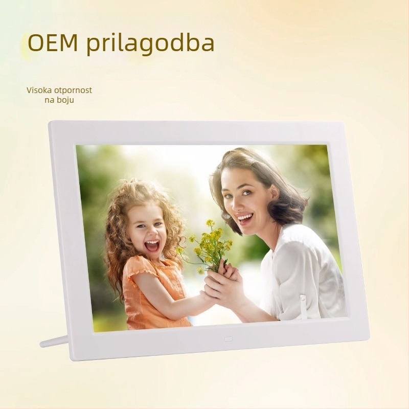 PH133 digitalni okvir za fotografije s JPEG reprodukcijom, SD/USB memorijom, rezolucija 1280×800, jas 300 lm, TV izlaz
