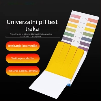 pH test papir za kvalitetu vode, pH tijela i testiranje akvarija