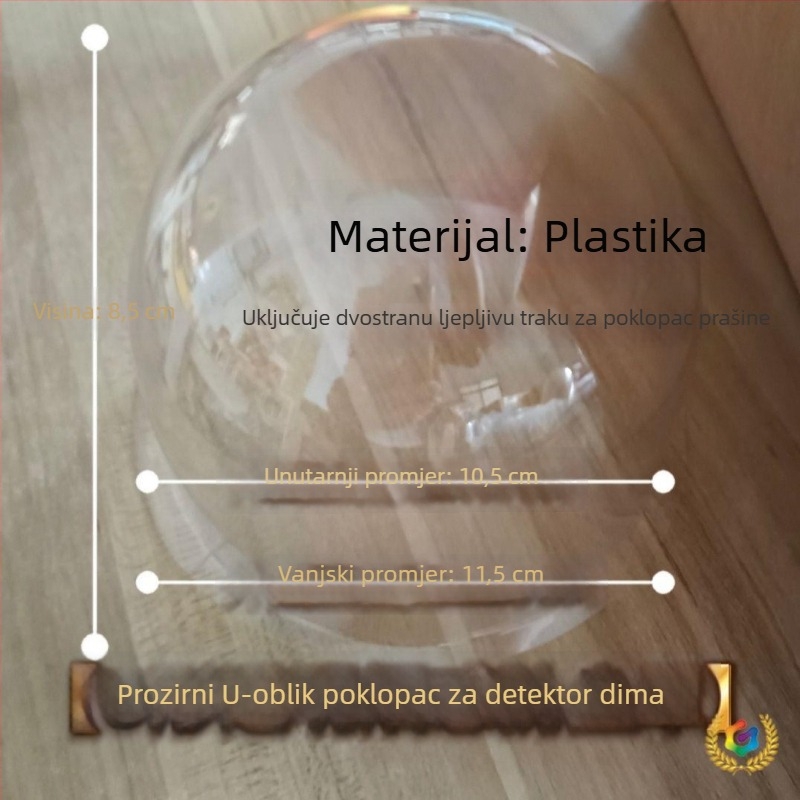 Kryt za prašinu detektora dima, zaštitni kućište protiv zagađenja za senzor dima, zaštitno kućište za gradnju i renovacije