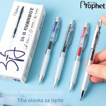 Duck Prophet 3A tiha otporna gel olovka sa silikonskim mekanim gripom, plastično kućište, neizbrisiva, vrh od drugih materijala