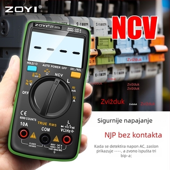 ZT-102L automatski raspon LCR multimetar s 60H induktivnošću, visoka preciznost mjerenja kapaciteta i temperature