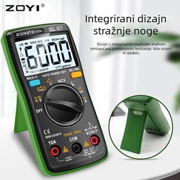 ZT-102L automatski raspon LCR multimetar s 60H induktivnošću, visoka preciznost mjerenja kapaciteta i temperature