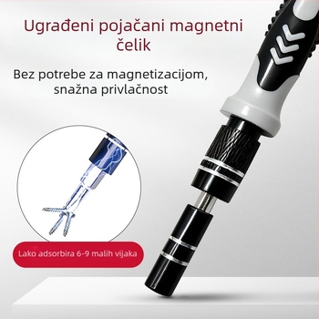 115-in-1 set odvijača: magnetski, precizni alati za popravak mobilnih telefona, prijenosnih računala i kućanskih aparata; od ugljičnog čelika, 461 g