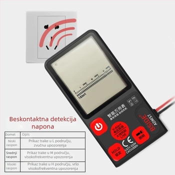 BSIDE ADMS7 digitalni multimetar – visoka preciznost, potpuno automatsko, zaštita od izgaranja, digitalni zaslon, univerzalni mjerni instrument