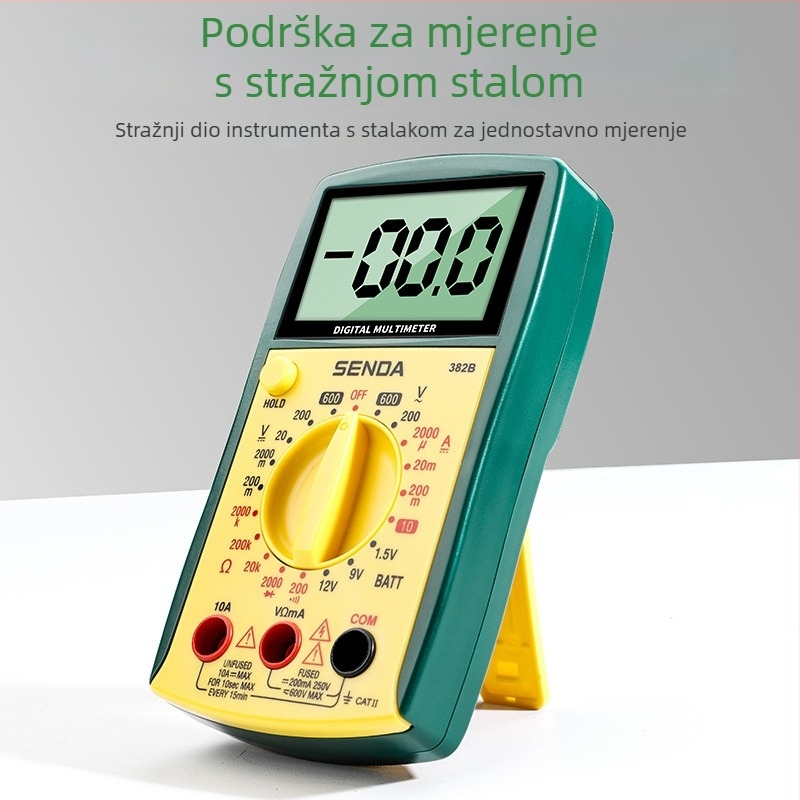 Shengda inteligentan multimetar s 8,3 milijuna mjerenja, višenamjenski univerzalni mjerni instrument za kućnu upotrebu, mjerenje napona i struje