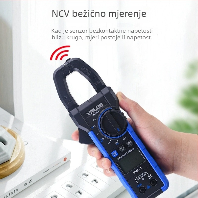VMC-1 Visoko precizan kleštni ampermetar i digitalni multimetar s mjerenjem napona i temperature