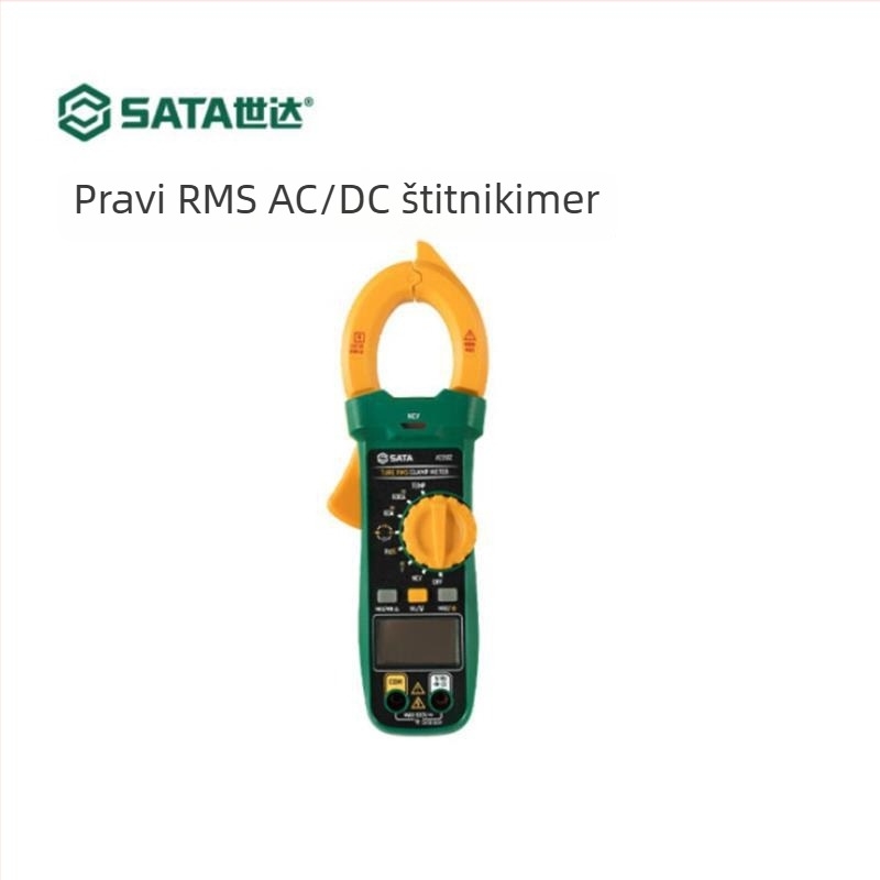 AE3502 AC/DC klampmeter i digitalni multimetar — visoka preciznost, digitalni zaslon, Sida/Sata