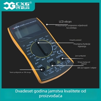 VC830L Mini kućni digitalni multimetar s automatskom visokom preciznošću i digitalnim zaslonom — Victorvictory