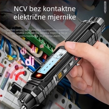 Električno pero-multimetar — digitalni mjerač napona, visoka preciznost, više funkcija, test kontinuiteta i indukcije