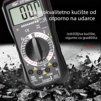 Fengwick DT9205A Digitalni multimetar – Zaštita od opeklina, Visoka preciznost, Mjerenje AC struje
