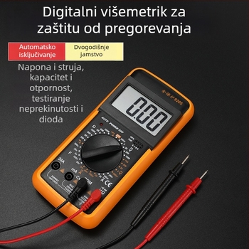 9205 digitalni multimetar — automatski, višefunkcionalan alat za elektrikare, profesionalna upotreba, zaštita od pregrijavanja i automatsko isključivanje