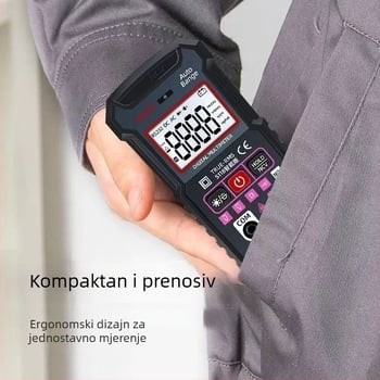 Yi saiyou Prijenosni Pametni Digitalni Multimetar s Digitalnim Zaslonom za Kućnu Upotrebu (Bez Uvoza)