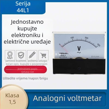 AC voltmetar i ampermetar, model 44L1-V, raspon napona 44L10–250V, 450V, 300V, 10080