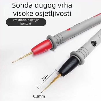 Univerzalna testna sonda za digitalni multimetar s finim oštrim vrhom i silikonskim kućištem, 20A