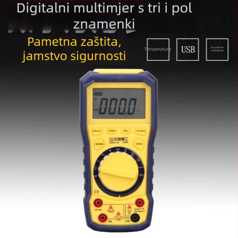 Digitalni multimetar Great Wall, modeli 420211A/420212A, zaslon 3999 točaka