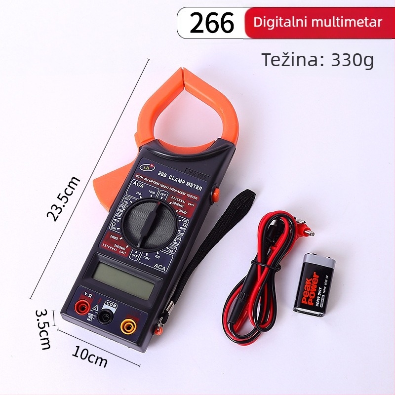 Digitalni mjerač za električare - Jincheng brand; Kućna i profesionalna uporaba; Uvoz: Ne; Privatna oznaka: Ne