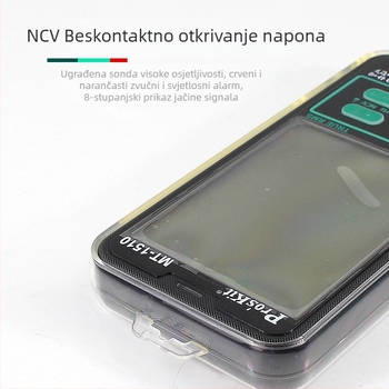 Baogong MT-1510 digitalni multimetar visoke preciznosti, zaštita od pregrijavanja, mjerenje struje, kompaktan i prenosiv