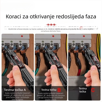 Inteligentni digitalni multimetar u obliku olovke, visoke preciznosti, višefunkcijski mjerni alat za mjerenje napona i kontinuiteta