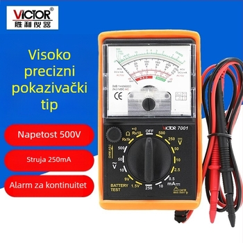 Victorvictory VC7001 MF47 mehanički analogni multimetar – visoka preciznost, tri funkcije