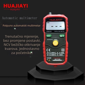 Potpuno automatski digitalni multimetar visoke preciznosti, zaštita od pregorijevanja, za električare, kućnu upotrebu i studente