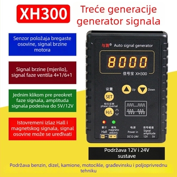 Automobilski generator signala i simulator senzora za testiranje signala koljenastog vratila
