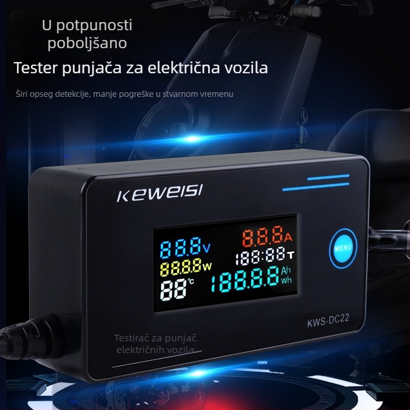 KWS-DC22 Digitalni mjerač napona i struje; napajanje 8-12V; raspon mjerenja 8-120V; točnost 1%