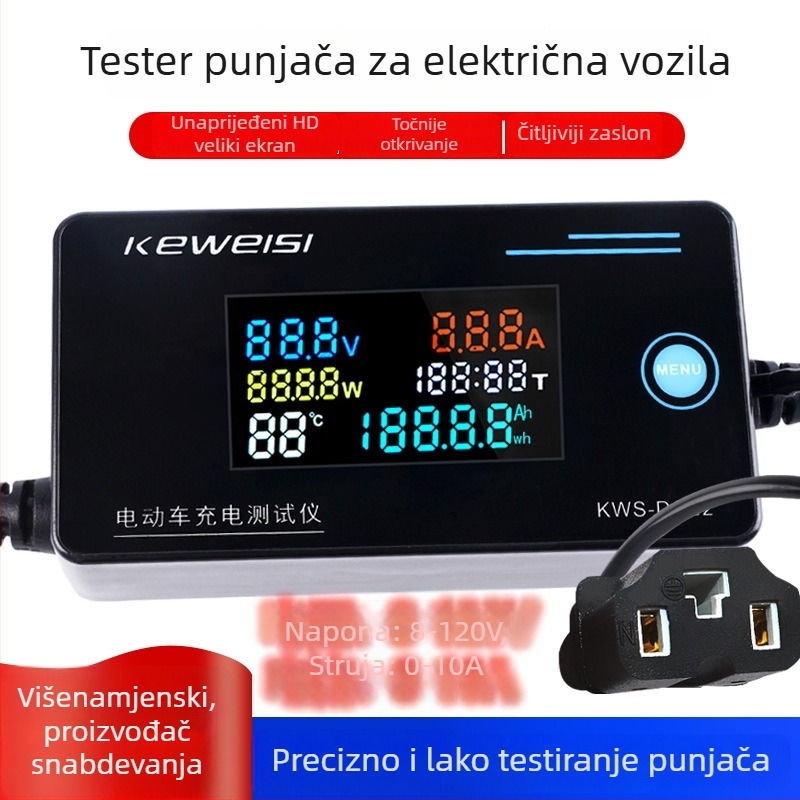 KWS-DC22 Digitalni mjerač napona i struje; napajanje 8-12V; raspon mjerenja 8-120V; točnost 1%