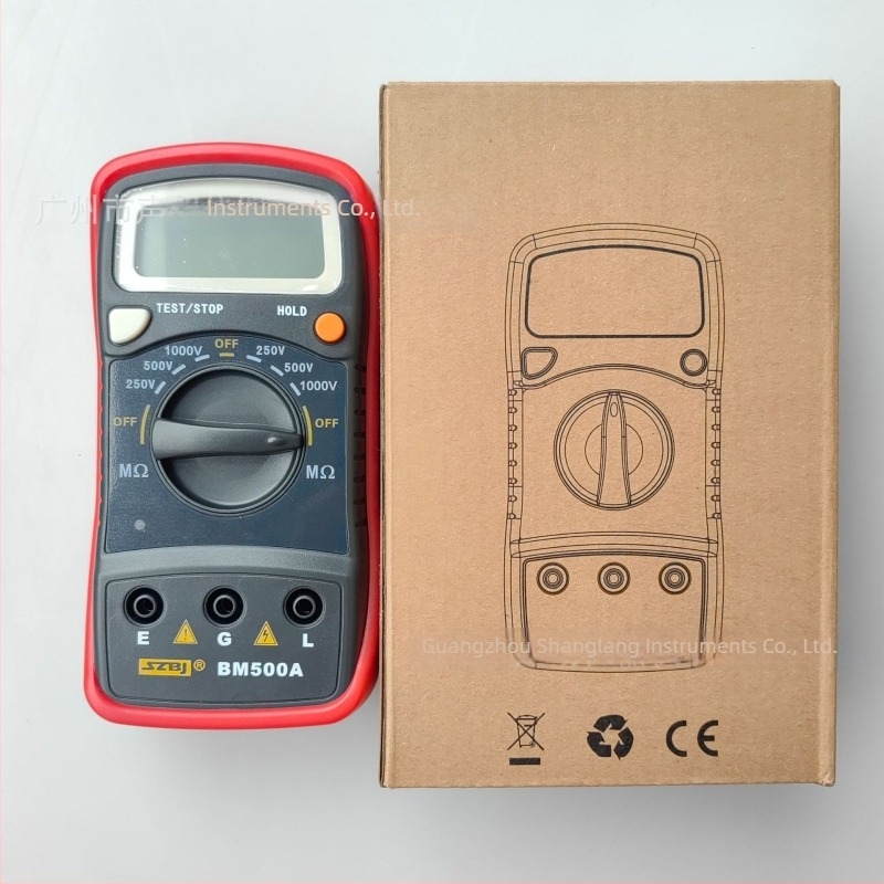 BM500A tester izolacijske otpornosti 500V/1000V, digitalni megohmeter