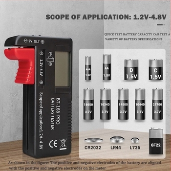 BT168PRO Visokoprecizni tester kapaciteta baterije, raspon kapaciteta 1.2, točnost mjerenja struje 0.1, točnost temperatura 1